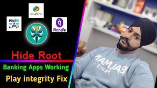 How to hide Root & Banking Apps root detection Fix | One method for All android phones