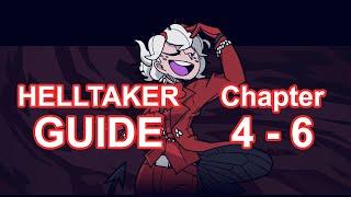 helltaker guide | chap. 4 - 6 (including all of the ancient inscriptions)