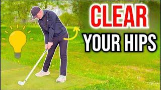 The Trick To Clearing & Rotating Your Hips Through Impact