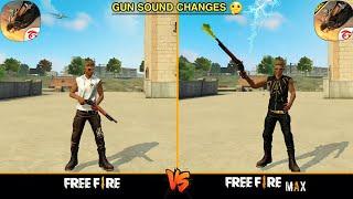 FREE FIRE VS FREE FIRE MAX GUN SOUND CHANGES -paraSAMSUNG,A3,A5,A6,A7,S5,S7,S9,A10,A20,A30FF