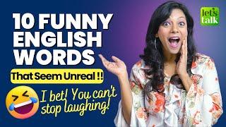 10 Funny English Words That Seem Unreal | Advanced English Vocabulary (Meaning & Example Sentences)