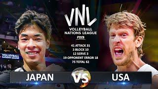Japan vs USA | Men's VNL 2024