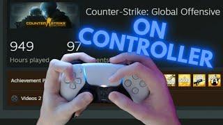 This Is What 1K Hours of CS:GO On Controller Looks Like...