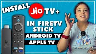 Finally Big Update: Jio TV plus App Now available on Android TV, Apple TV and Amazon Firestick