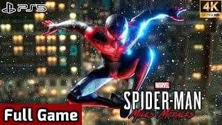 Spider-Man: Miles Morales - Gameplay Walkthrough - FULL GAME [4K 60FPS PS5] No Commentary