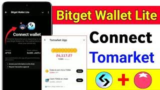 How to Connect Bitget Wallet Lite to Tomarket App ltomarket bitget wallet lite se kaise connect kare