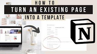 Best Way to Make a Notion Template from an Existing Page (IS NOT the "Template Button")