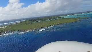 Landing and flyover-Aniwa Island/ Vanuatu