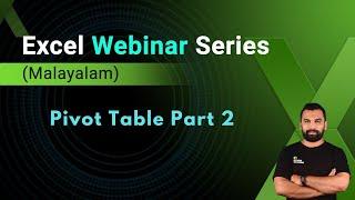 Microsoft Excel Workshop- Pivot Table Part 2