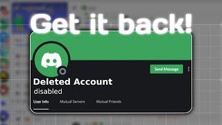 Get Your Disabled Discord Account Back [Disabled for Underage]