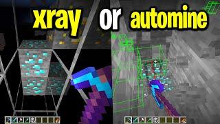 What gets you more diamonds, XRAY or AUTOMINE?