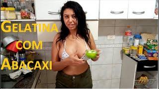 Gelatina com Abacaxi