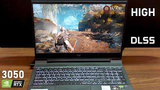 HP Victus | RTX 3050 | GOD OF WAR | HIGH | DLSS | 5600H | 1x8GB | Gameplay