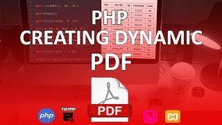 Creating Dynamic PDF in PHP
