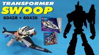 Tutorial: Transformer Dinobot Swoop  Pteranodon using LEGO City Space  60428 and 60430