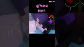 #YeosM @YeosM Minecraft Animation story boy love ( omg kiss pur x Bay ) 