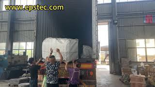 EPS Styrofoam prefab dome house loading container video
