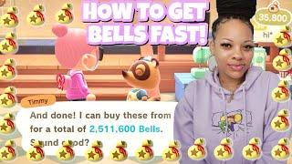 HOW TO GET $1,000,000+ BELLS | EASY WAYS TO MAKE A LOT OF BELLS FAST IN ANIMAL CROSSING NEW HORIZONS