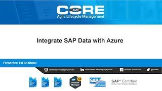 Integrating SAP Data with Azure