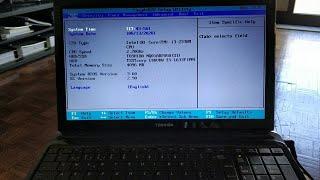 Toshiba Satellite L750 - How to access Boot Menu and BIOS setup