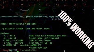 AngryFuzzer - Tool for Information Gathering on Parrot Security/Kali linux OS 100% WORKING