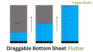 Draggable Scrollable Sheet | Show Modal Bottom Sheet | Dynamic Bottom Sheet | Flutter Tutorial