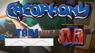 JASON BECKER (Cacophony) Go Off! Arpeggio Section cover W/ LESSON & TABS