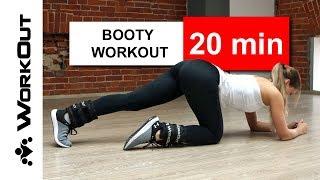 20 Min Booty Workout with Ankle Weights | Anastasia