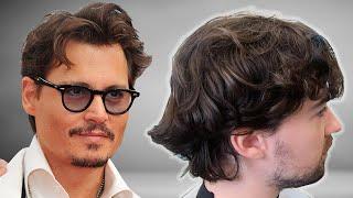 Johnny Depp Style Haircut Transformation!!! | Scissor CuttingTutorial