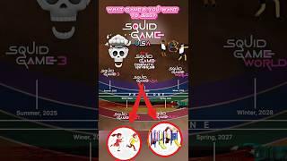 SQUID GAME SEASON 3 NEW GAMES  | USA  VERSION #squidgame