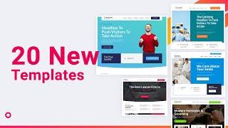 20 Awesome New Website Templates from Simvoly [Websites]