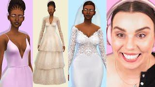 Weddings just got a whole lot better in The Sims 4... (CC wedding haul)