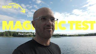 Put text behind your video in Final Cut Pro - FCP 11 Magnetic Mask Tutorial