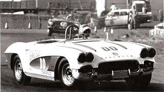 1962 Santa Barbara Races - Winner Dave MacDonald in his 00 Corvette