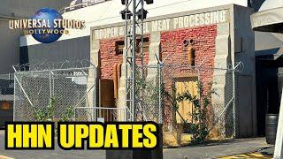 Universal Studios Hollywood Updates - Walls are coming down and scare zones props are going up!