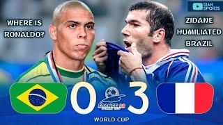 ZIDANE HUMILIATED BRAZIL IN 1998 IN THE MOST CONTROVERSIAL FINAL OF ALL WORLD CUPS