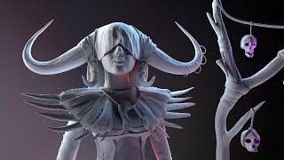 Zbrush Sculpt Timelapse | Shakal the Half Formed