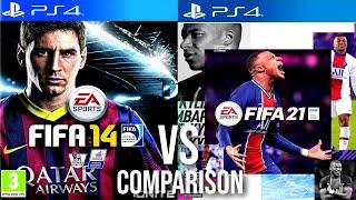 FIFA 14 Vs FIFA 21 PS4