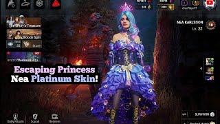 Escaping Princess-Nea Platinum Skin Gameplay! | Dead By Daylight Mobile #dbdmofficialcc