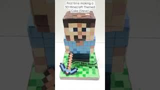 I challenged myself today as i make a 3D Steve of Minecraft!