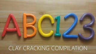 ABC123 clay cracking compilation 무지개 ABC123 점토 부수기 위주로 편집