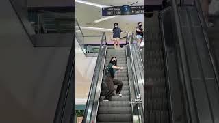 niana guerrero-trending dances in escalator