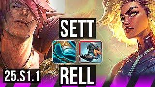 SETT & Twitch vs RELL & Ezreal (SUP) | 4/1/8 | KR Diamond | 25.S1.1