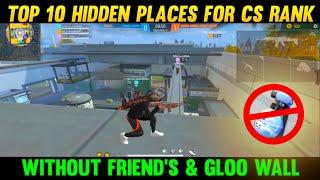 CS RANK SECRET PLACES IN NEXTERRA MAP 2023 | NEXTERRA MAP TOP 5 HIDDEN PLACE IN FREE FIRE 2023