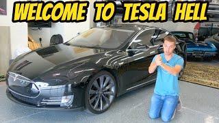 I got stuck with a FAILING Tesla Model S Performance (shows how WASTEFUL electric cars can be)