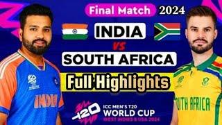 INDIA VS SOUTH AFRICA 2024  Final Match t20 world cup 2024 Full Match Highlights #cricket