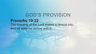 Biblical Principles on Finances God’s Provision