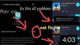 folder creation error tap tap|failed to create folder taptap|tap unknown app install on but not fix