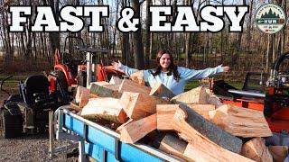 All Wood Log Splitter! Dyna Firewood Processor! Yakta Mower!