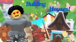 Building Houses for Strangers!(Adopt Me Roblox)